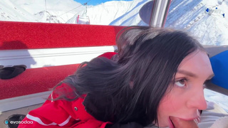 Приехал я, короче говоря, на Красную Поляну и публично её чпокнул